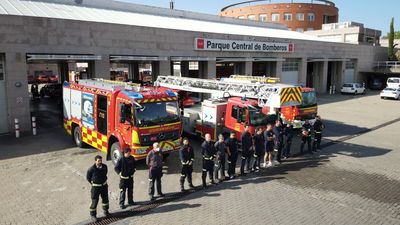 Madrid rinde homenaje a los 33 bomberos fallecidos en la invasión de Ucrania