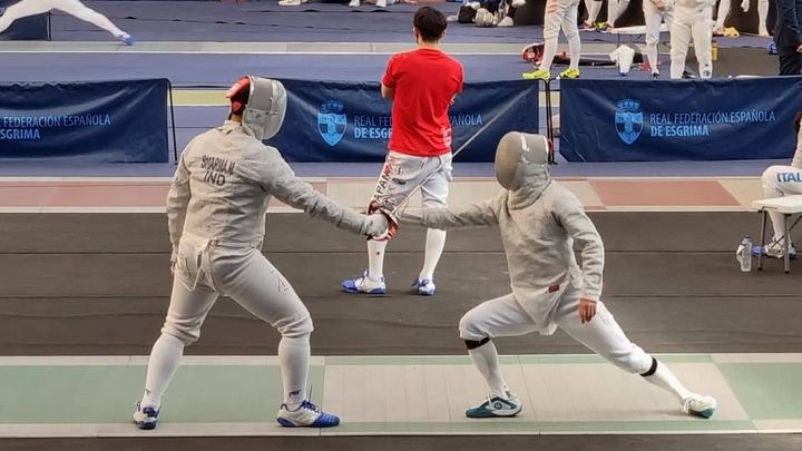 Competición de sable / TWITTER