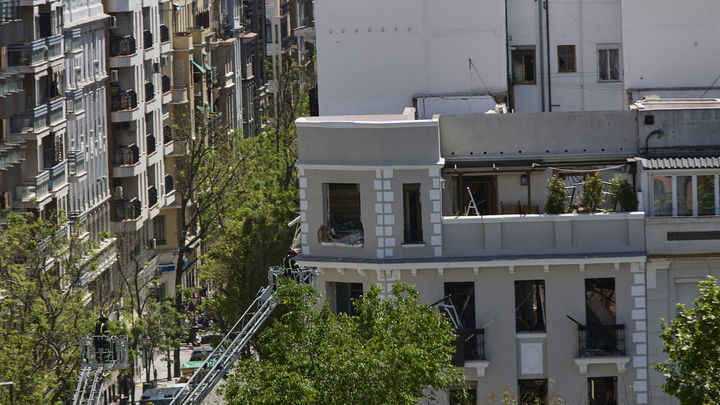 Exterior del edificio afectado por la explosión / Europa Press