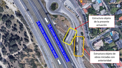 Atención, obras en el puente de Las Matas en la A-6 afectarán al tráfico sentido La Coruña