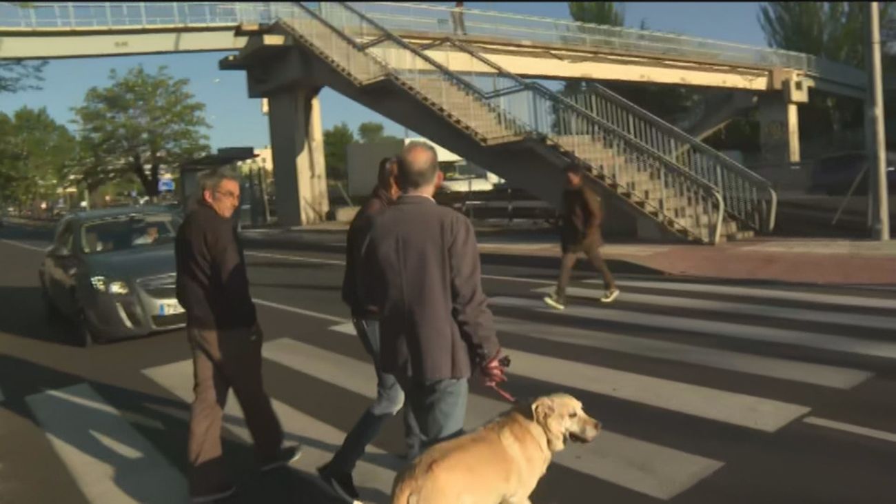 El peligroso paso de cebra en la calle Alcalá con un atropello al mes