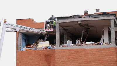Agapito, víctima de la explosión que se produjo en 2020 en Puente de Vallecas