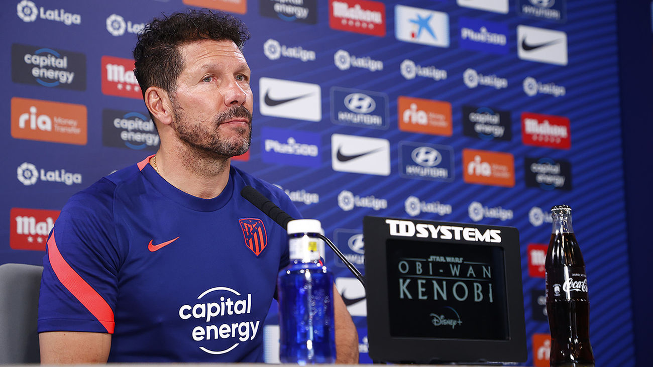 Simeone y el pasillo: "Grandísimo respeto por el Madrid, pero mucho más por nuestra gente"