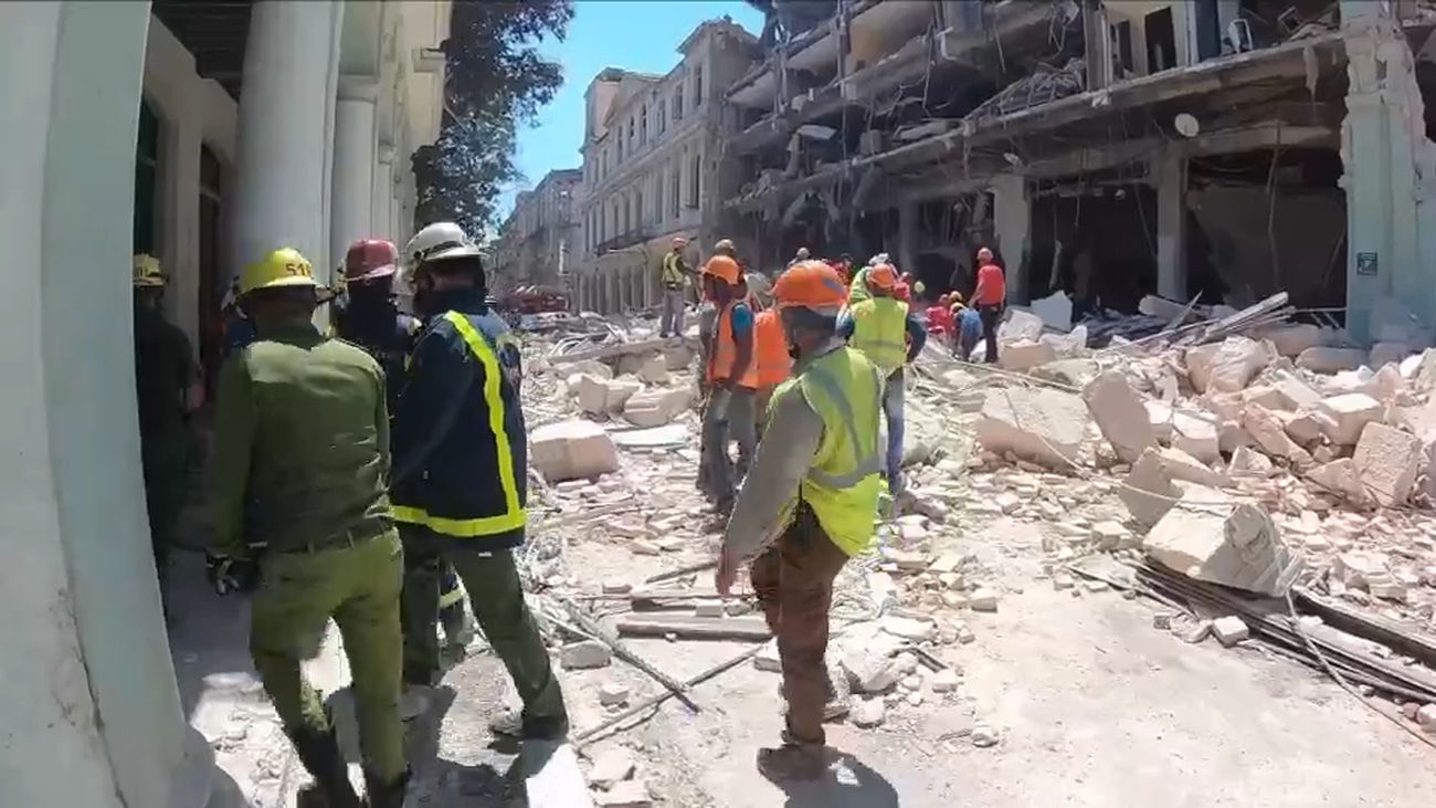 Una española muerta y un herido en la explosión del hotel de la Habana