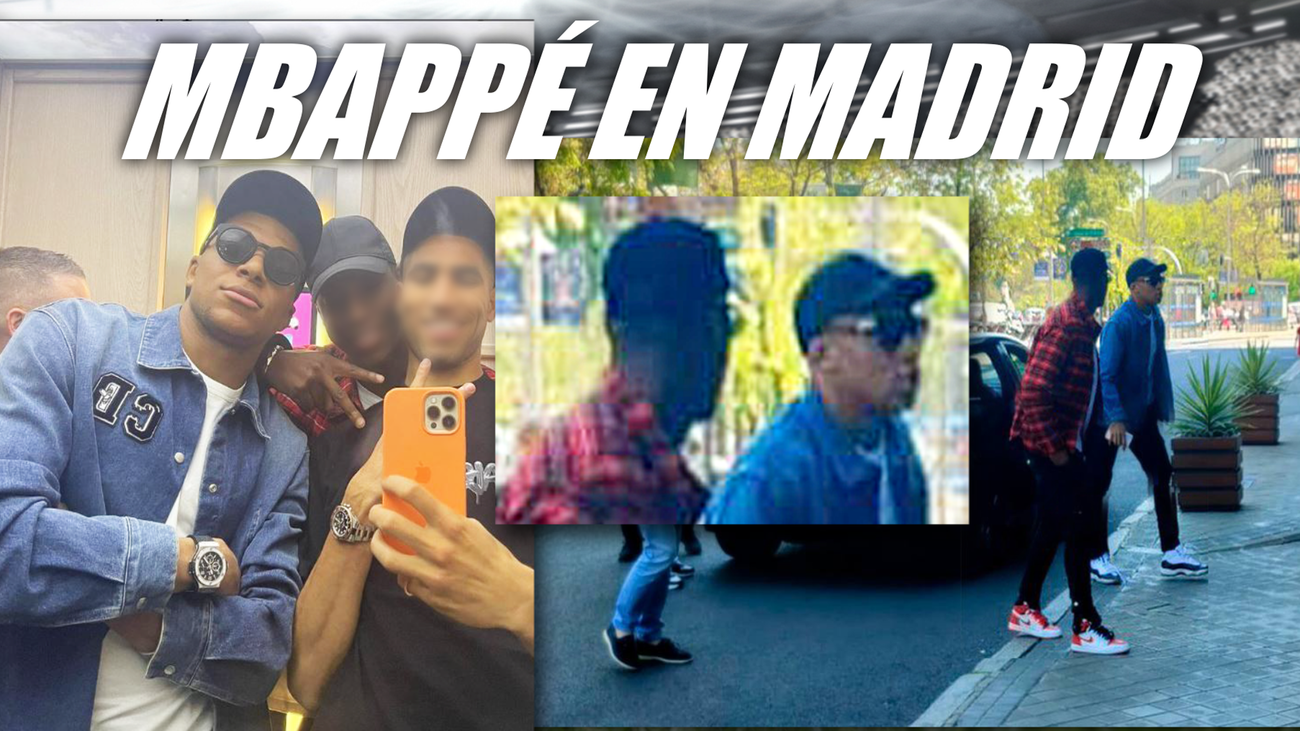 Mbappé, en mitad de los rumores, pillado comiendo en Madrid