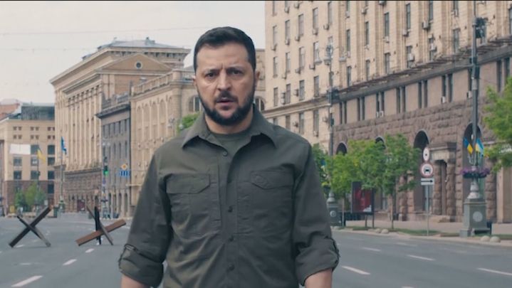 El presidente Vlodómir Zelensky en Kiev / REDACCIÓN