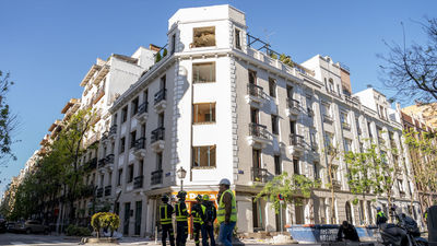 Explosión en el barrio de Salamanca: los técnicos declaran la ruina parcial del edificio