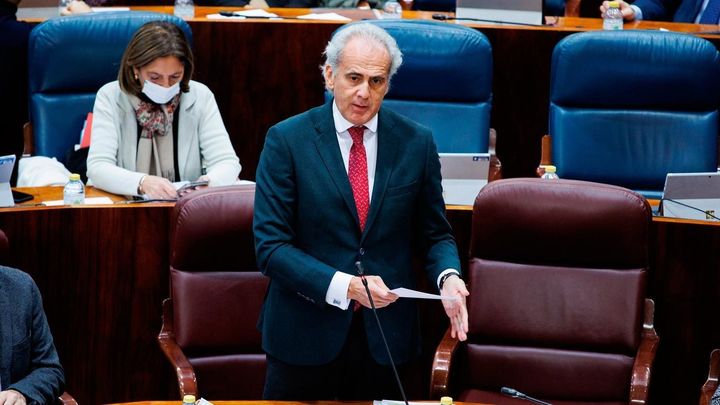 Enrique Ruiz Escudero, consejero de Sanidad de la Comunidad de Madrid / TELEMADRID