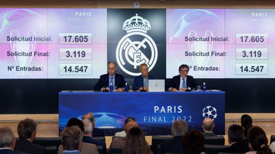 El Real Madrid sortea sus 14.547 entradas para París