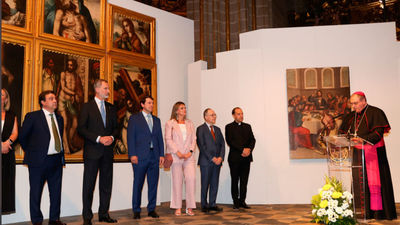 Felipe VI inaugura en Plasencia la exposición  'Transitus' de Las Edades del Hombre