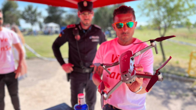 La Caldereta Popular de Sanse, vigilada desde el aire