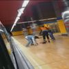 Miedo en una estación de Metro de Madrid por una brutal pelea entre dos pasajeros