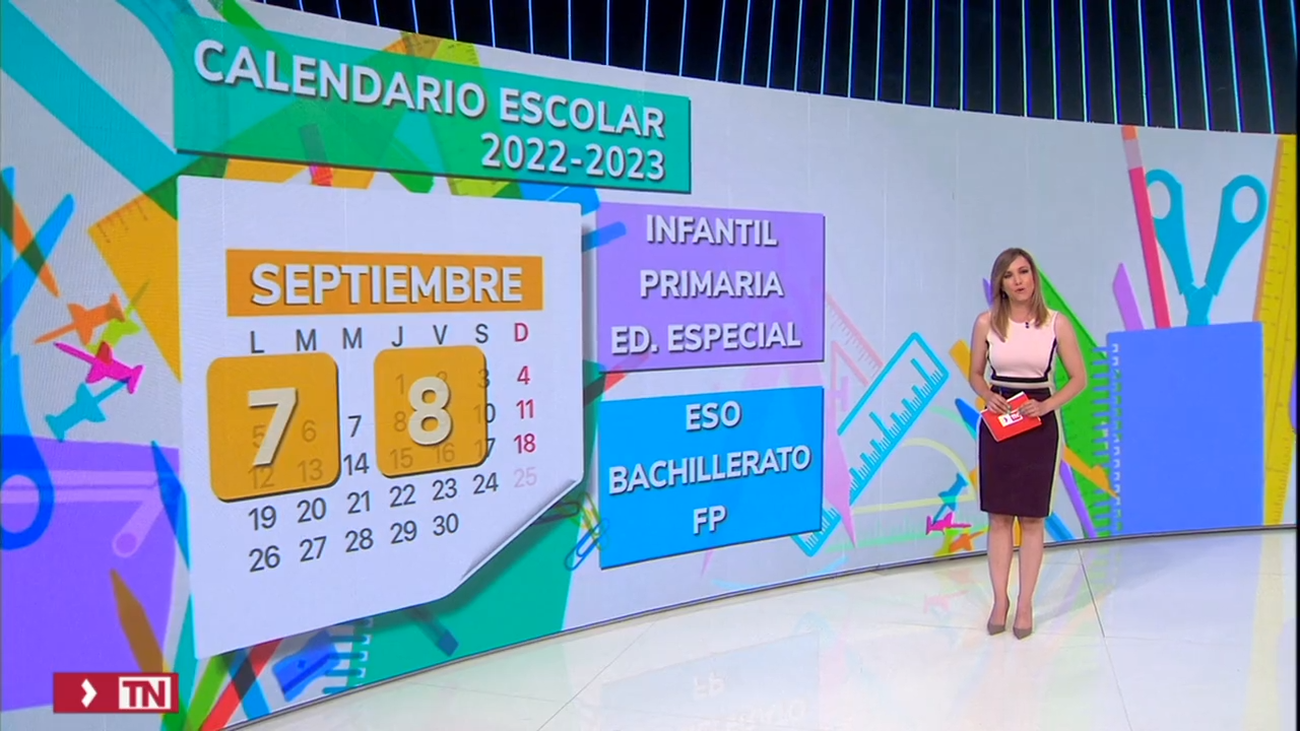Este es el calendario escolar de Madrid para el curso 2022-2023