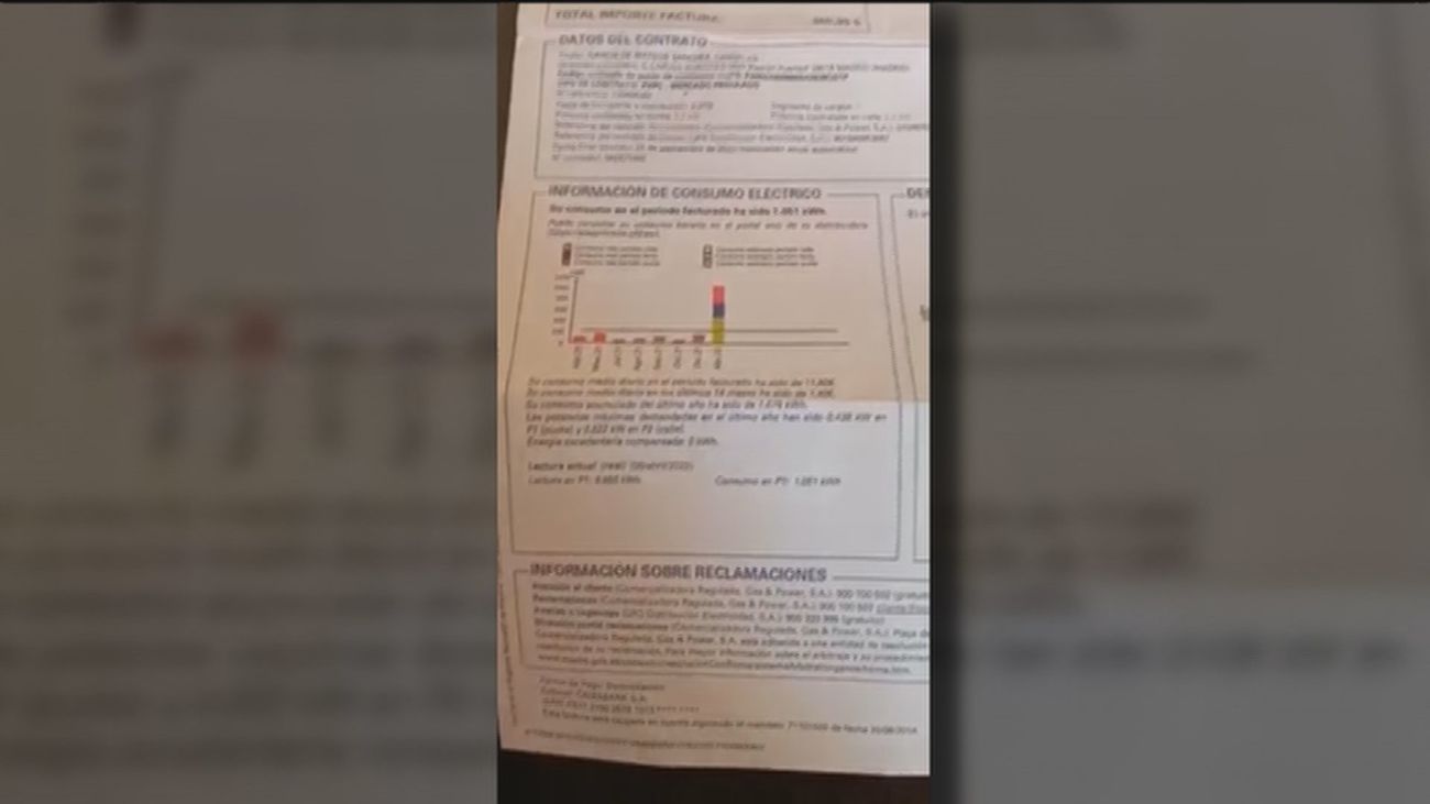 Recibe una factura de la luz de cerca de 400 euros sin vivir en el piso