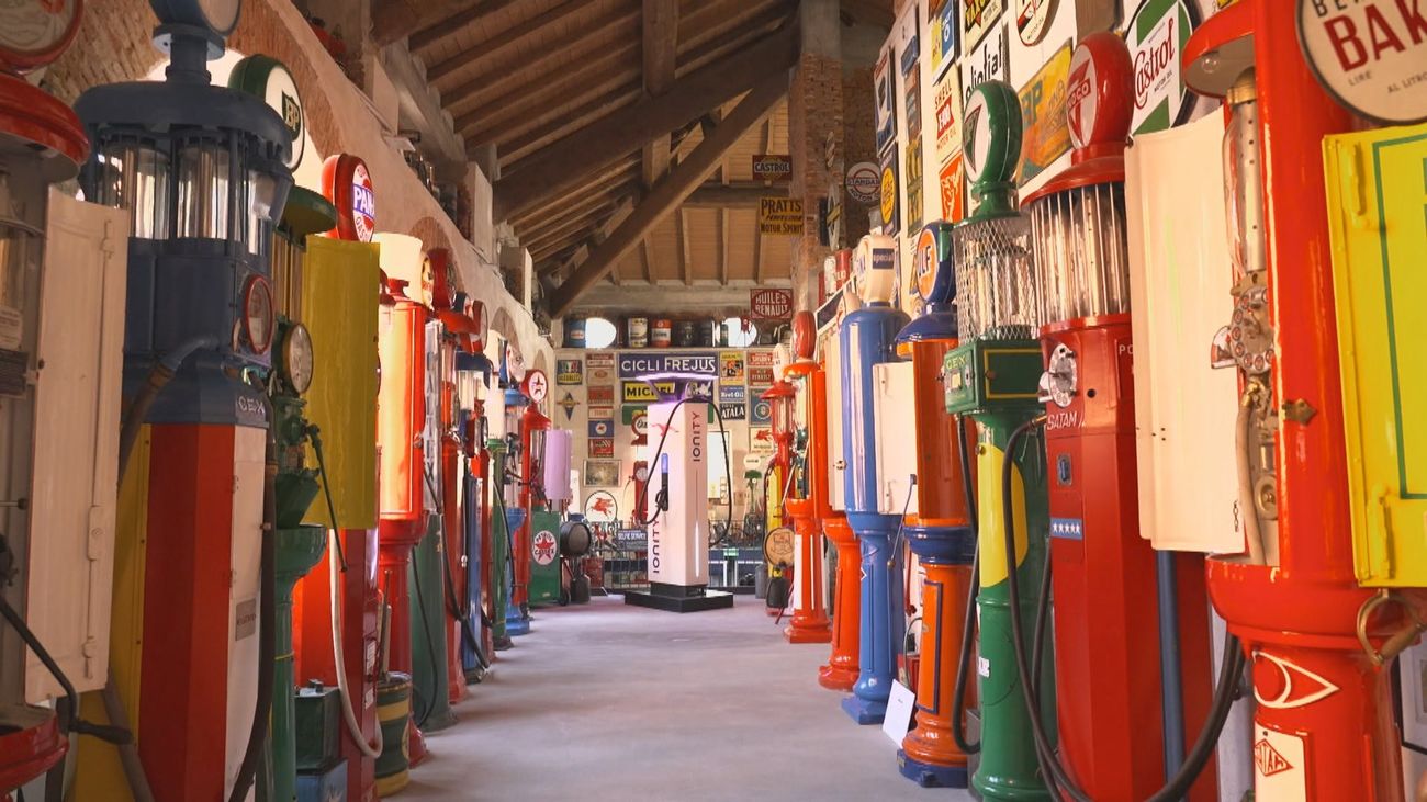 Este museo de surtidores de gasolina de Italia tiene el mayor número de ejemplares del mundo