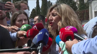 Yolanda Díaz lamenta que "nadie" de la oposición haya condenado el espionaje a Sánchez