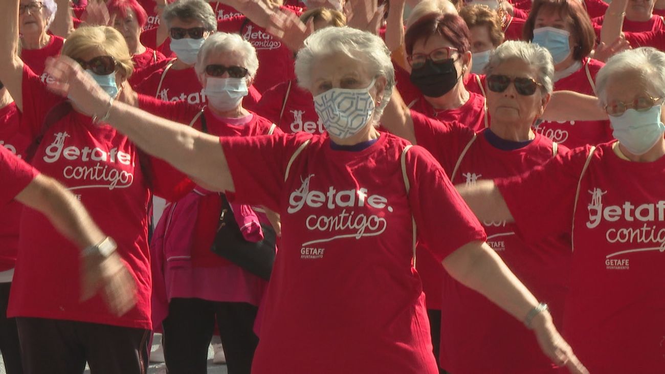 Los mayores de Getafe marchan unidos contra la soledad no deseada