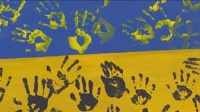 Artistas ucranianos muestran lo peor de la invasión en una exposición en Madrid