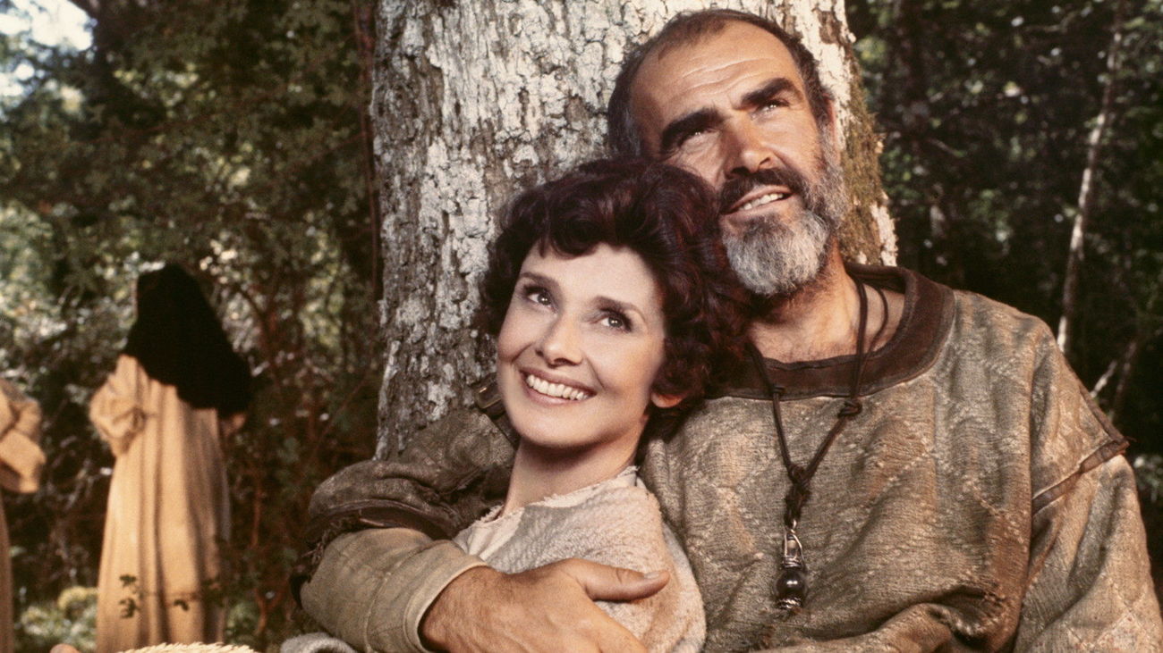 Sean Connery y Audrey Hepburn en 'Robin y Mariam'