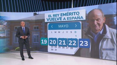 Así serán los cinco días en España de Juan Carlos I tras su regreso, 21 meses después de su salida del país