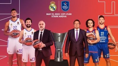 El Real Madrid reta al campeón Efes en busca de su Undécima corona