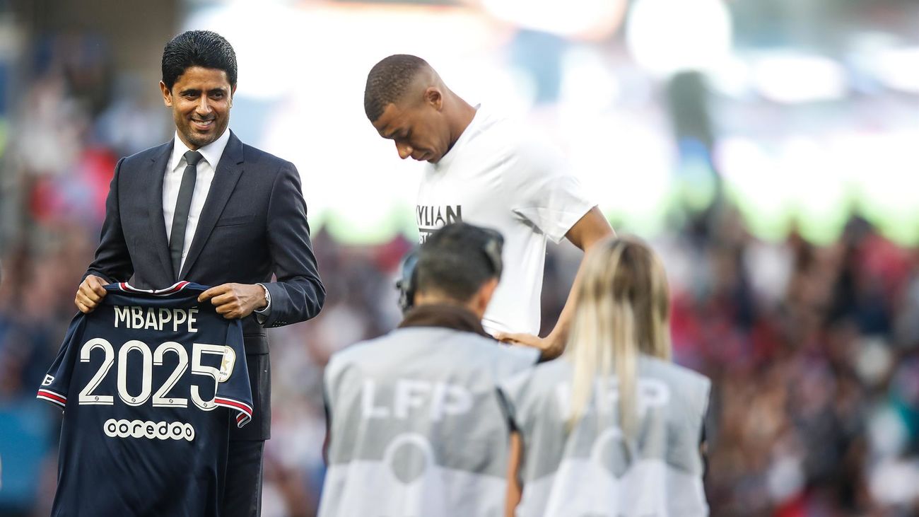 Al-Khelaifi y Mbappé
