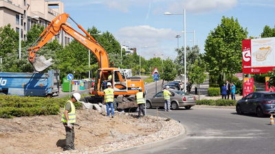 Sanse comienza a poner 'verde' el barrio de Tempranales