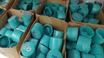 Retirados de dos almacenes de Cobo Calleja casi 41.700 productos peligrosos de cosmética