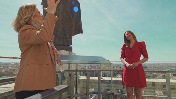 Nieves Herrero y María Gracia en la Cúpula de la Catedral de la Almudena / Redacción