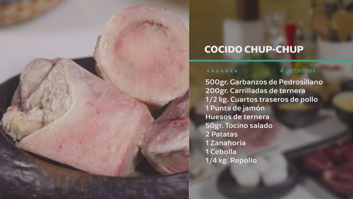 Receta de cocido chup-chup