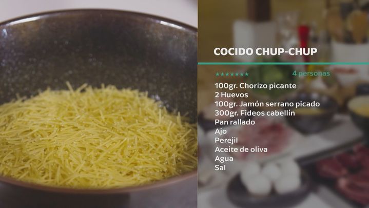 Receta de cocido chup-chup