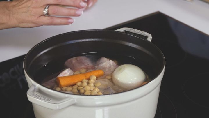 Receta de cocido chup-chup