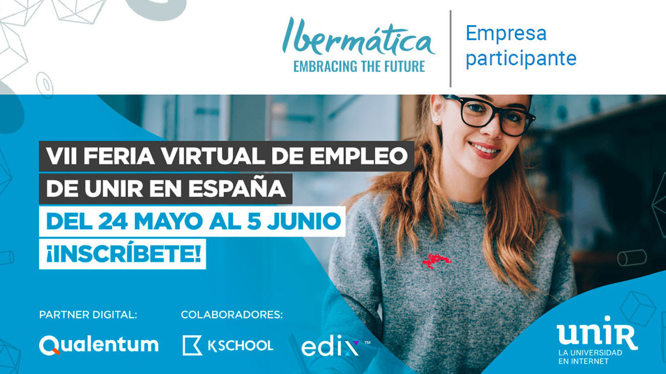 Quince días para optar a un trabajo en la VII Feria Virtual de Empleo de UNIR