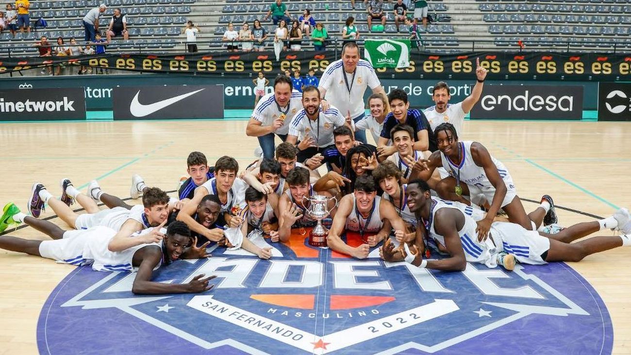 El Real Madrid, campeón de España de baloncesto cadete