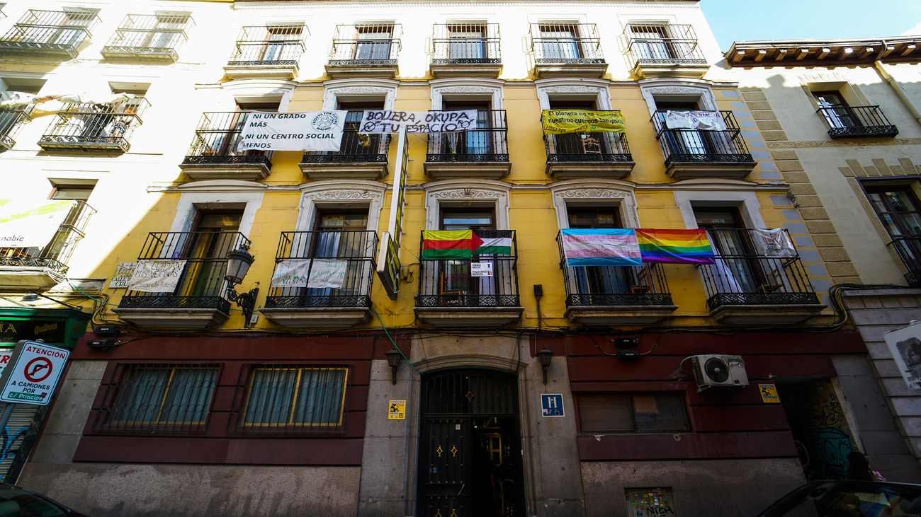 El edificio okupado por La Ingobernable en Madrid