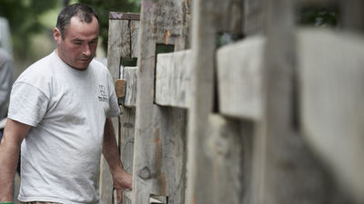 La colocación de las talanqueras anuncia la vuelta de los encierros de San Fermín