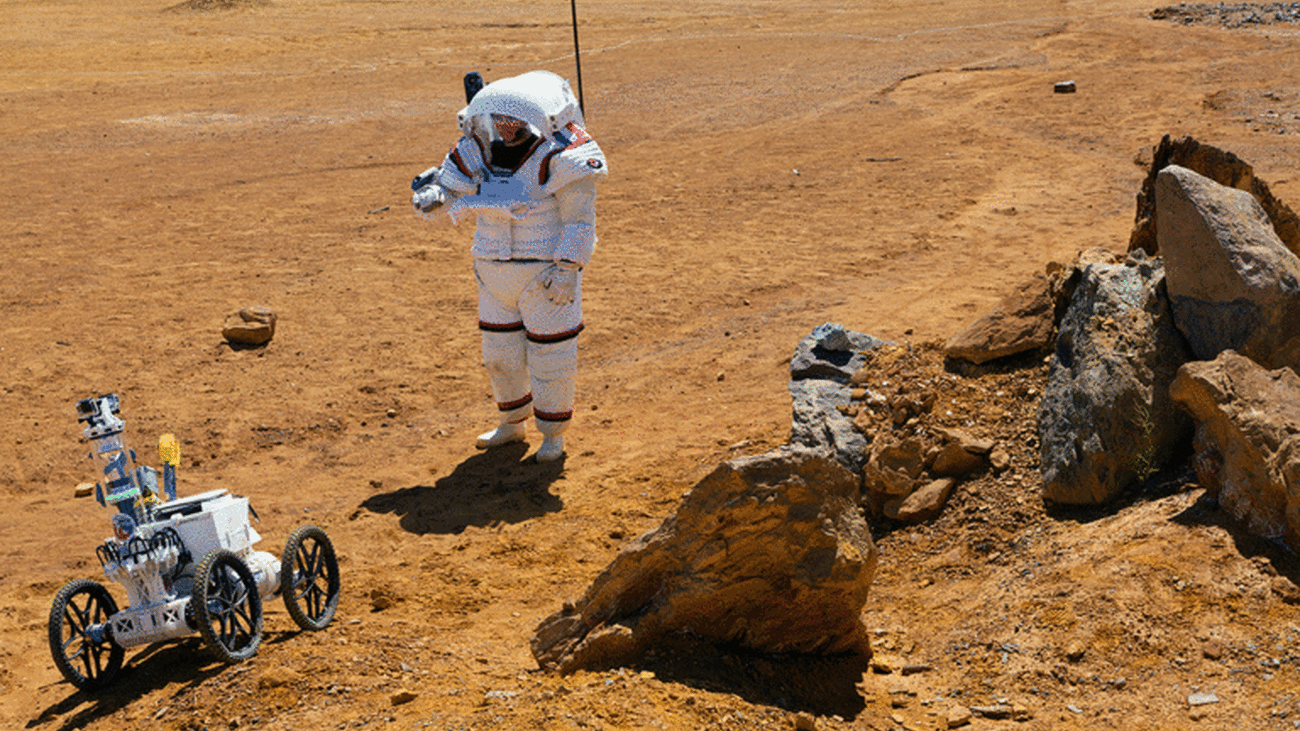Entrenamiento para una futura misión a Marte en Río Tinto (Huelva)