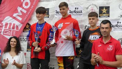 Móstoles coronó a los ganadores finales de la Copa de Madrid de BMX