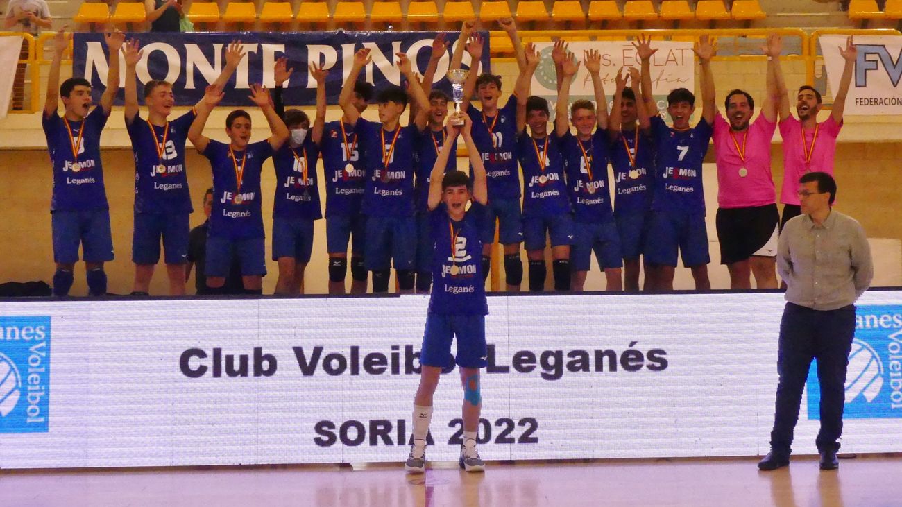 Voleibol Leganés, subcampeón de España Infantil masculino