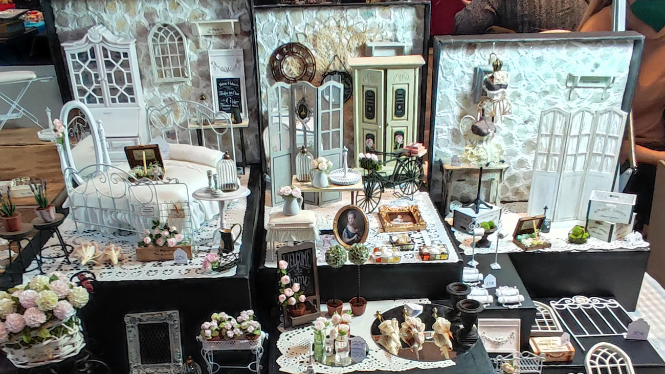 Casas de muñecas de la feria 'Madrid Miniaturas'