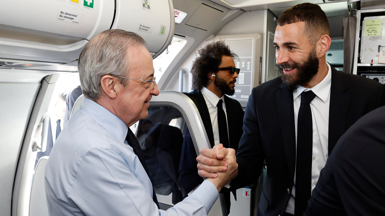 Florentino Pérez y Benzema