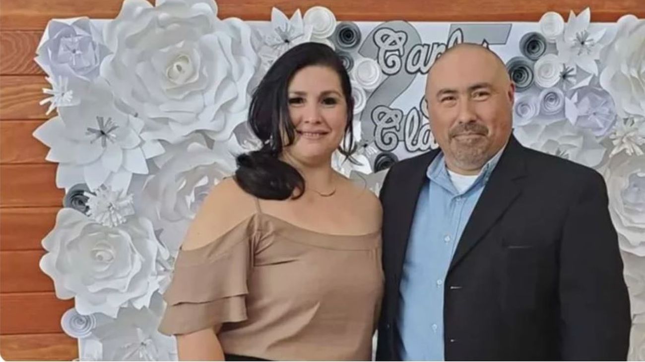 Irma Garcia y su esposo