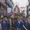 Cerca de 50.000 personas asisten a la bajada de  la Virgen de Los Ángeles en Getafe