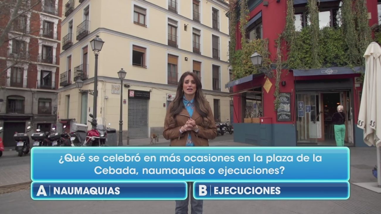 ¿Qué se celebró en más ocasiones en la Plaza de la Cebada, naumaquias o ejecuciones?