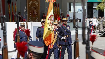 Los Reyes presiden en Huesca el Día de las Fuerzas Armadas