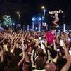 Fotogalería: Los aficionados celebran la victoria en Cibeles