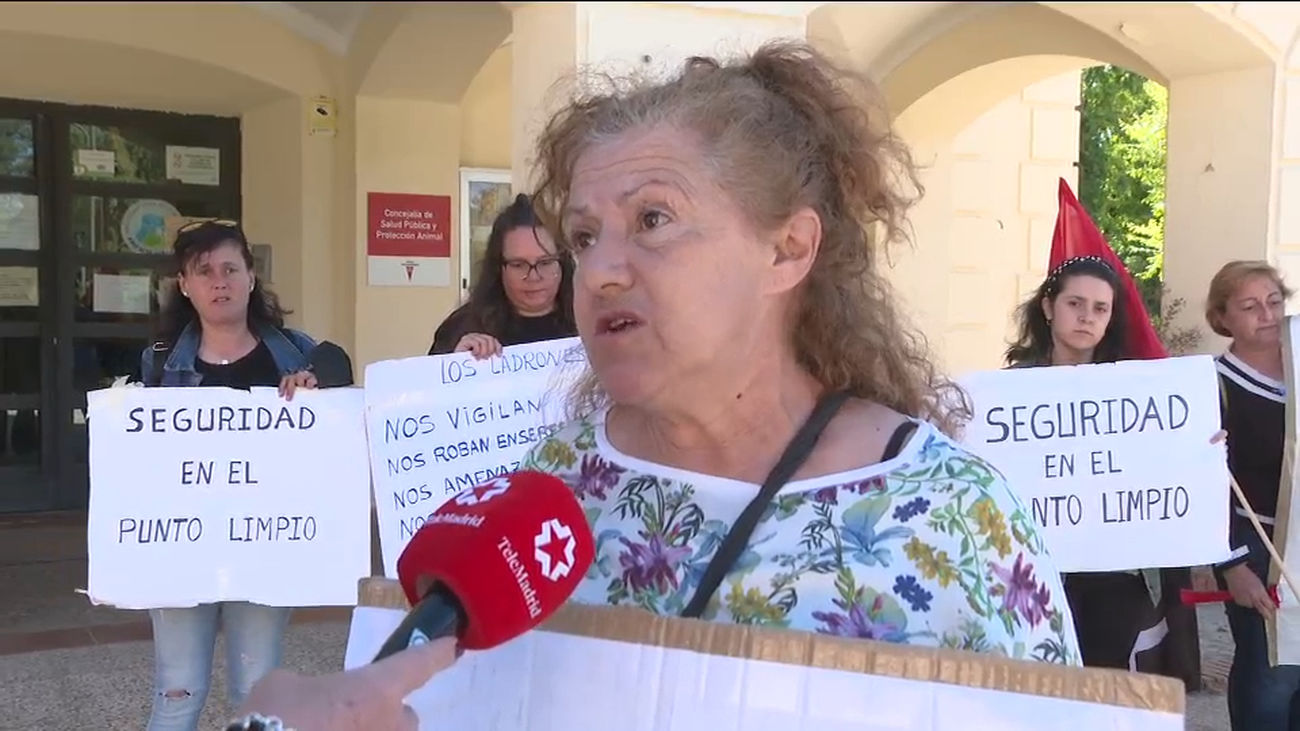 Amenazas, robos...los trabajadores del punto limpio de Rivas hartos de la falta de seguridad que sufren