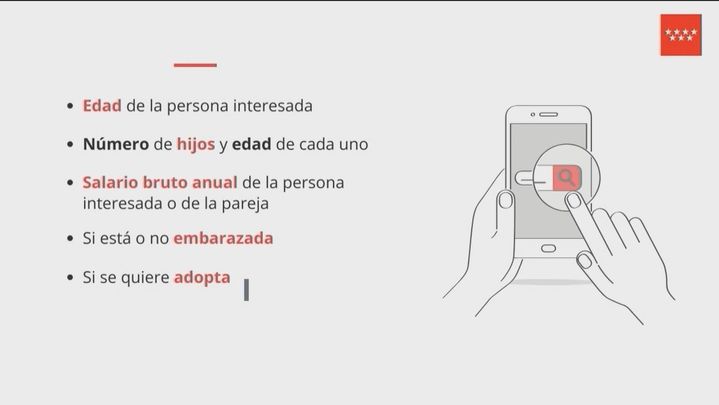 Buscador de ayudas a la natalidad de Madrid / TELEMADRID