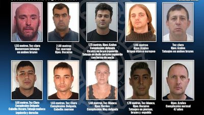 ¿Conoces a alguien? Son los 10 fugitivos más buscados en España