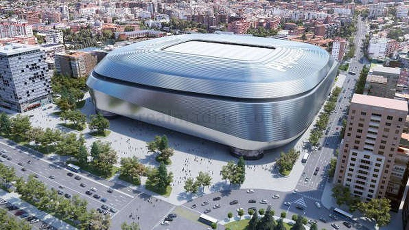 El Santiago Bernabéu sigue 'acicalándose' para su estreno liguero